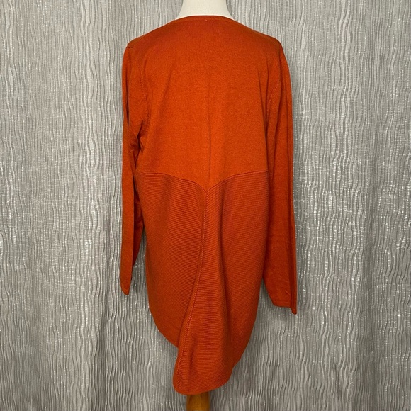 Chicos ribbed side panel silk blend sweater - Picture 2 of 8